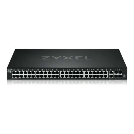 Zyxel XGS2220 Series XGS2220-54 - Switch - L3 access, NebulaFLEX Cloud - gestito - 48 x Gigabit Ethernet + 6 x 10 Gigabit (upli
