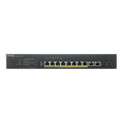Zyxel XS1930-12HP - Switch - intelligente - 8 x 100/1000/2.5G/5G/10GBase-T (PoE++) + 2 x 100/1000/2.5G/5G/10GBase-T + 2 x 10 Gi