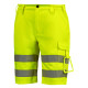 Bermuda alta visibilità Altair - taglia L - giallo fluo - U-Power