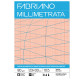 Blocco carta millimetrata - 23 x 33cm - 10 fogli - 80gr - Fabriano