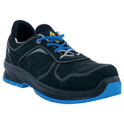 Calzatura di sicurezza Rossi S3S SR - numero 36 - nero/blu - Deltaplus