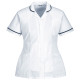 Camice da donna - maniche corte - elasticizzato - taglia S - bianco - Portwest