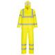 Completo antipioggia HiVi - ripiegabile - impermeabile - L - giallo fluo - Portwest