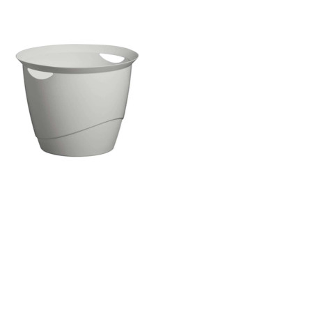 Cestino gettacarta Eco - altezza 33 cm - diametro 31,5 cm - grigio - Durable