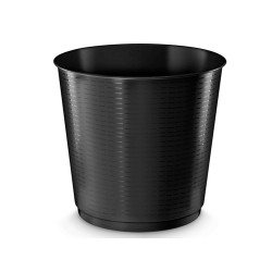 Cestino gettacarte - altezza 49,5 cm - diametro 38 cm - 40 L - nero - CEP