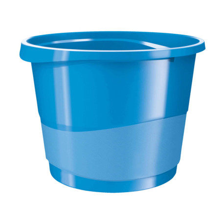 Cestino gettacarte Europost VIVIDA - 25,8 x 28,5 cm - altezza 32,2 cm - 14 L - blu - Esselte
