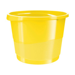 Cestino gettacarte Europost VIVIDA - 25,8 x 28,5 cm - altezza 32,2 cm - 14 L - giallo - Esselte