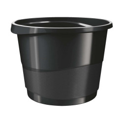 Cestino gettacarte Europost VIVIDA - 25,8 x 28,5 cm - altezza 32,2 cm - 14 L - nero - Esselte