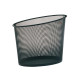Cestino gettacarte Mesh - 18 L - rete metallica - nero - Alba