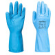 Guanti per alimenti protezione chimica B - M - lattice - leggeri - azzurro - Portwest - conf. 12 pezzi
