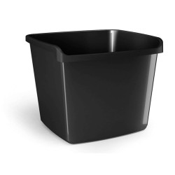 Cestino gettacarte Mydesk - altezza 32,3 cm - 15 L - nero - Arda