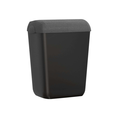 Cestino gettacarte Skin - con coperchio - 54,5 x 22,5 x 33,5 cm - 23 L - pietra - Mar Plast