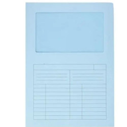 Fraschini - CARTELLINE CON FINESTRA 120GR BL, CONFEZIONE DA 50