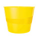 Cestino gettacarte WOW - altezza 32,4 cm - diametro 29 cm - 15 L - giallo - Leitz