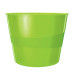 Cestino gettacarte WOW - altezza 32,4 cm - diametro 29 cm - 15 L - verde lime - Leitz