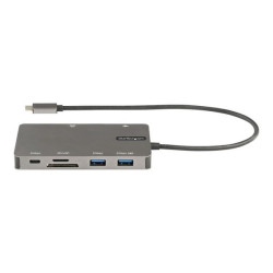 StarTech.com Adattatore Multiporta USB C - Mini Docking Station USB Type C a HDMI 4K 30Hz o VGA - Hub USB 3.0 5Gbps (USB A/USB 