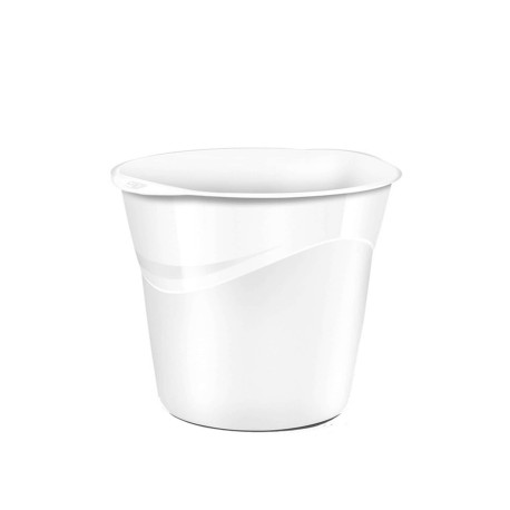 Cestino Gloss - altezza 33,4 cm - diametro 30,5 cm - 14 L - bianco artico - CEP