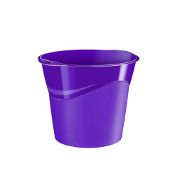 Cestino Gloss - altezza 33,4 cm - diametro 30,5 cm - 14 L - viola - CEP