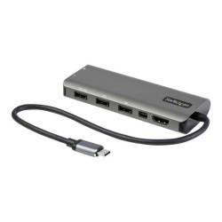 StarTech.com Adattatore multiporta USB-C a HDMI o Mini DisplayPort 4K 60 Hz - Mini Dock USB Type C - Convertitore USB C con HUB