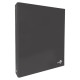 Raccoglitore ad anelli - 27 x 32 cm - Ø 30 mm - grigio scuro - BM
