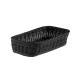 Cestino rettangolare Vanity - in PPL - 32,5x17,5x10 cm - nero - Leone