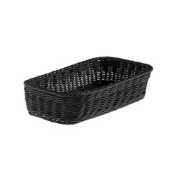 Cestino rettangolare Vanity - in PPL - 32,5x17,5x10 cm - nero - Leone