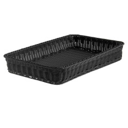 Cestino rettangolare Vanity - in PPL - 53x32,5x10 cm - nero - Leone