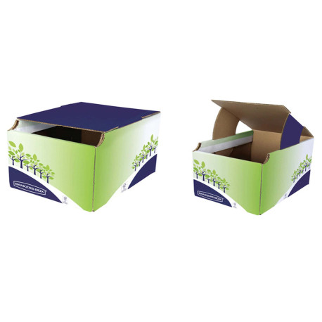 Cestino riciclo - 24,8 x 23,5 x 31,4 cm - verde/blu - Fellowes
