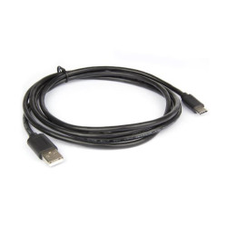 Hamlet XCU2A-UC-MM18 Cavo da USB-C a USB A 2.0 MM 180 cm Nero