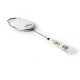 Chiocciola YO-YO Style per portabadge - bianco - filo retrattile 80 cm - Durable - conf. 10 pezzi