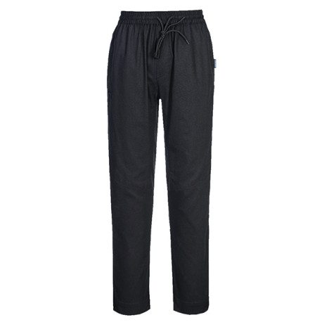 Pantaloni cuoco MeshAir Pro - taglia M - nero - Portwest