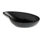 Ciotola a goccia fingerfood - 10 x 6,5 x 2,4 cm - melamina - nero - Leone