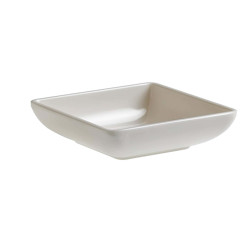 Ciotolina quadrata fingerfood - 7,5 x 7,5 x 2,7 cm - melamina - bianco - Leone