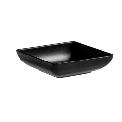 Ciotolina quadrata fingerfood - 7,5 x 7,5 x 2,7 cm - melamina - nero - Leone