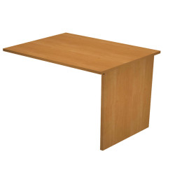 Allungo reversibile dx/sx per scrivanie Easy - 80 x 60 cm - con fianchi pannello - Noce chiaro