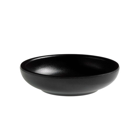 Ciotolina tonda fingerfood - Ø 7 x 3,5 cm - melamina - nero - Leone