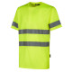T-shirt alta visibilità Mizar - taglia M - giallo fluo - U-Power - conf. 3 pezzi