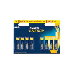 Varta Energy 4103 - Double Blister - Batteria 8 x AAA - Alcalina