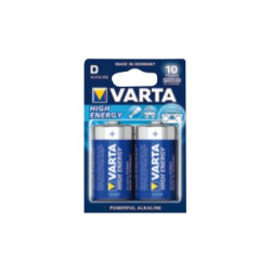 Varta High Energy 4920 - Batteria 2 x D - Alcalina - 16500 mAh