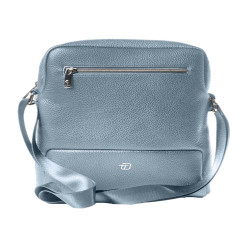 City bag medium Gate Trended - 25 x 30 x 6 cm - ecopelle - azzurro - In Tempo