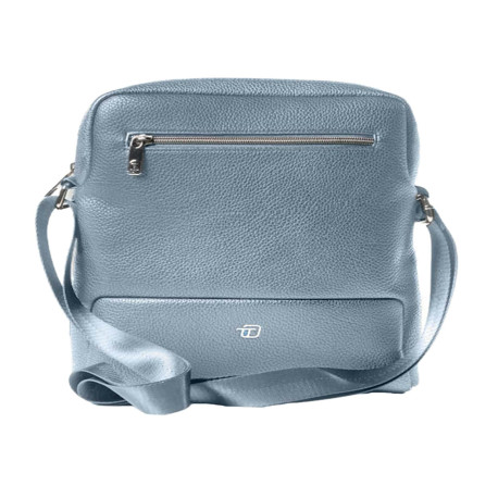 City bag medium Gate Trended - 25 x 30 x 6 cm - ecopelle - azzurro - In Tempo