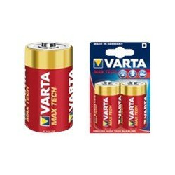Varta Max Tech - Batteria 2 x D - Alcalina