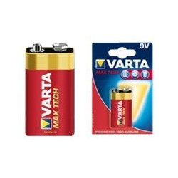 Varta Max Tech - Batteria 9V - Alcalina