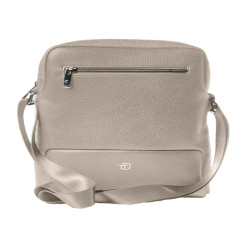 City bag medium Gate Trended - 25 x 30 x 6 cm - ecopelle - ghiaccio - In Tempo