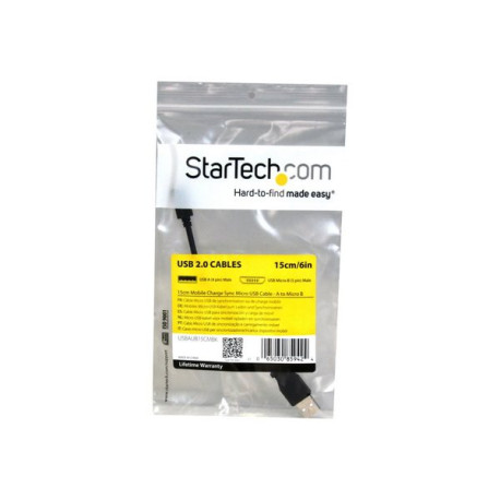 StarTech.com Cavo di sincronizzazione e di ricarica USB a Micro USB slim per Smartphone e Tablet Android - A a Micro B slim - 1