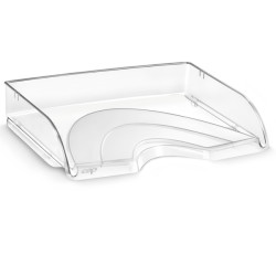 Vaschetta portacorrispondenza - apertura frontale - 26 x 35,1 x 6,9 cm - trasparente crystal - Cep