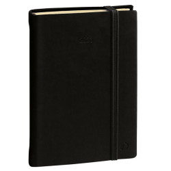 Agenda giornaliera - Daily 21 Prestige 2027 - 13 x 21 cm - copertina Silk - nero - Quo Vadis