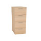 Classificatore - 4 cassetti - 49 x 55 x 141,2 cm - faggio