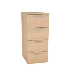 Classificatore - 4 cassetti - 49 x 55 x 141,2 cm - faggio