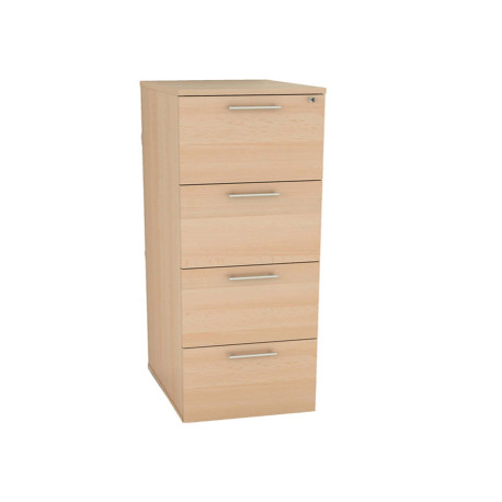 Classificatore - 4 cassetti - 49 x 55 x 141,2 cm - faggio